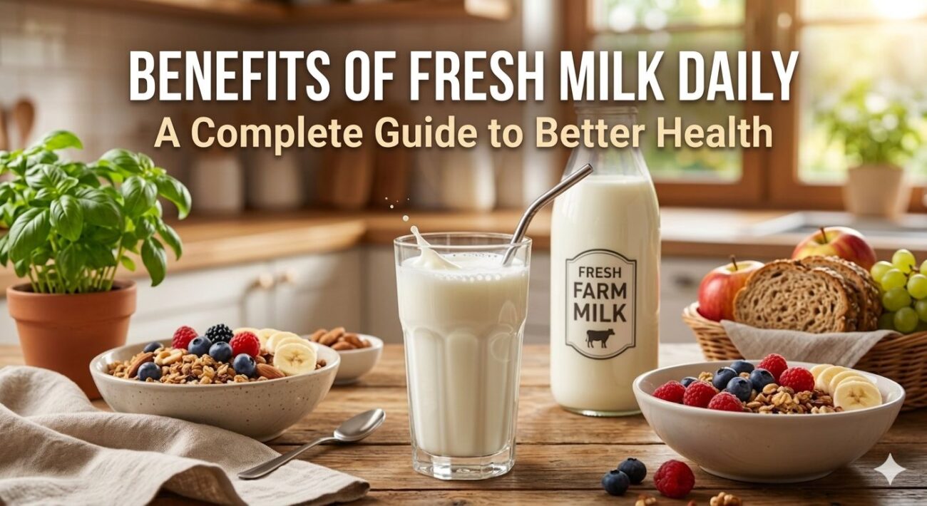 Benefits of Fresh Milk Daily