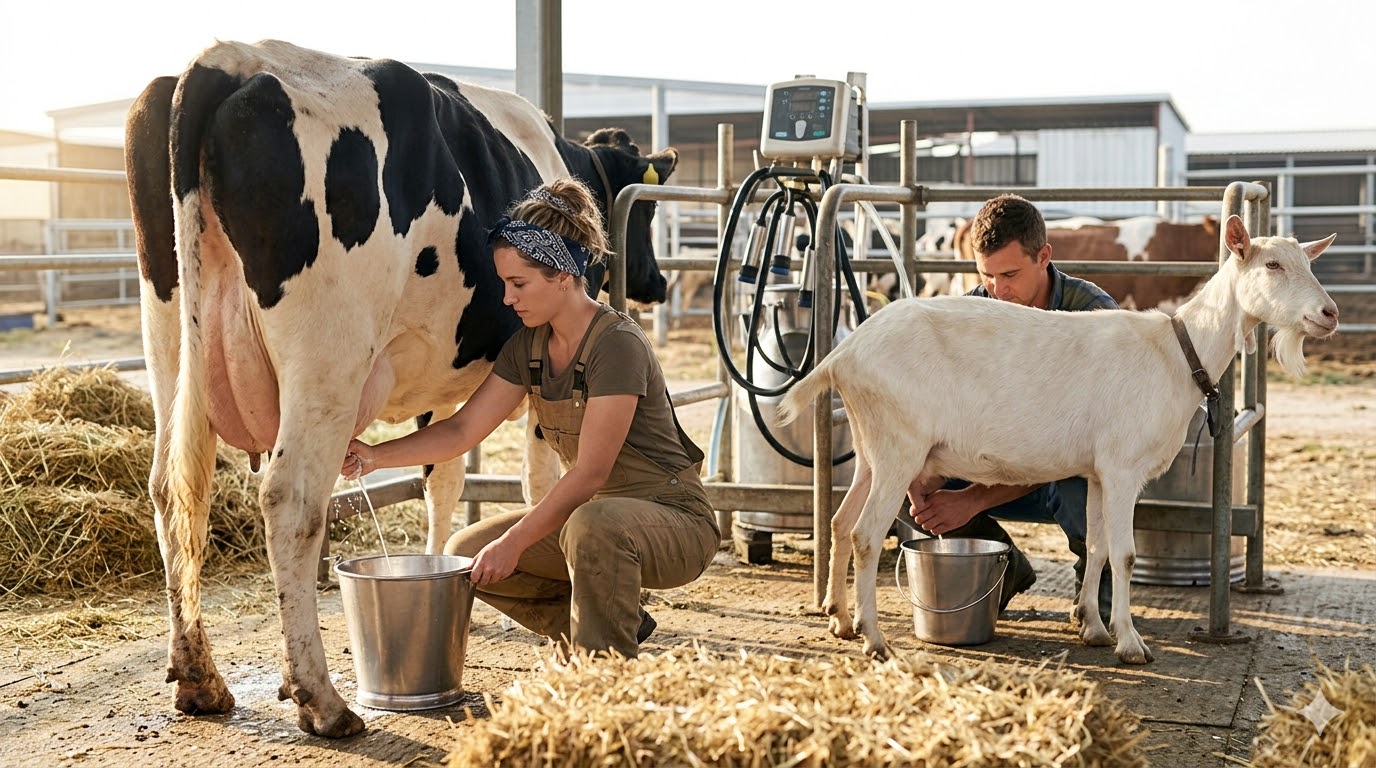 Buy goat milk and cow milk online Dubai