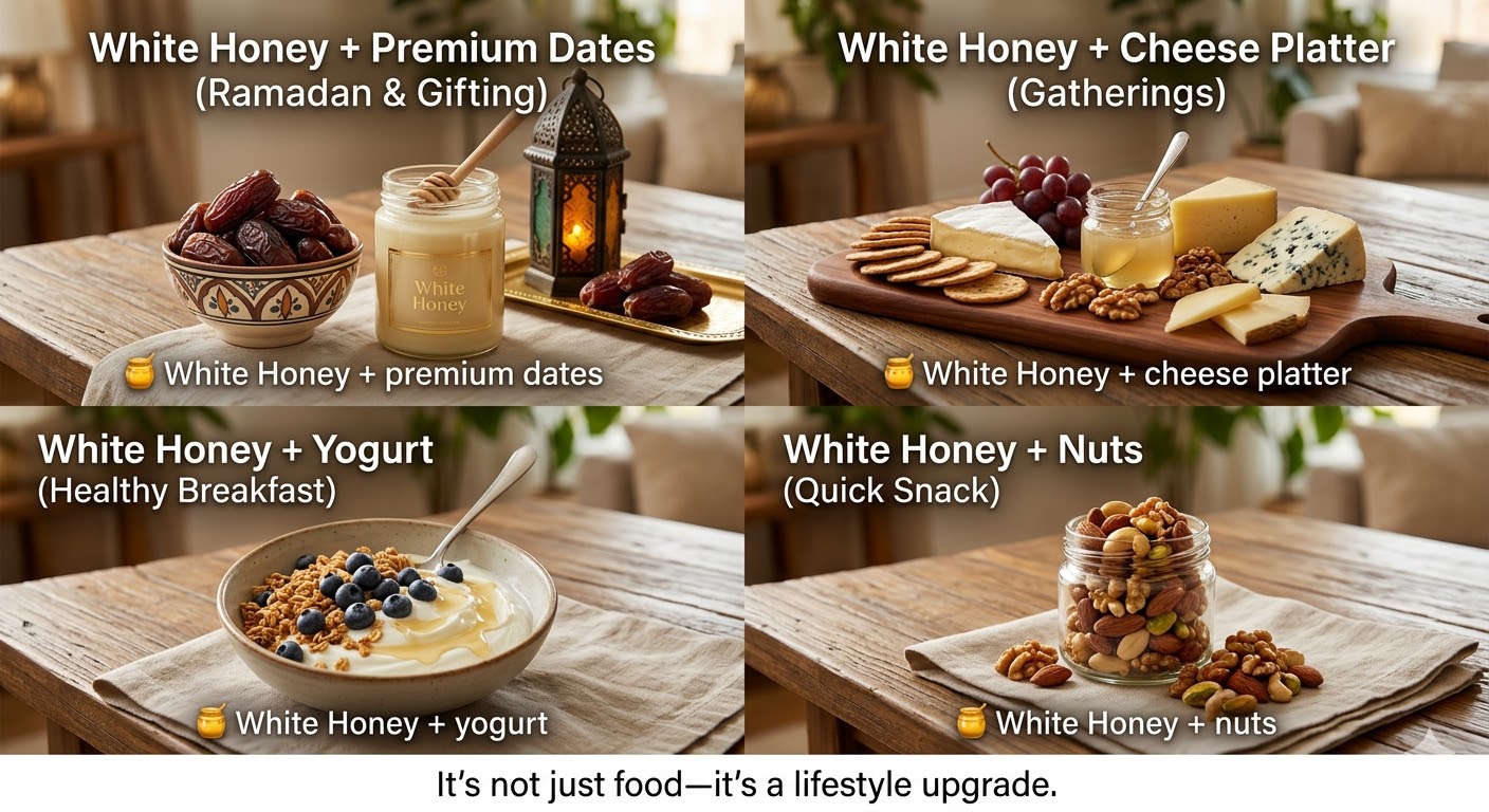 white honey for daily use